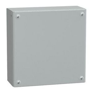 IndustriEle doos Volle deur 300x300x120mm IP66 IK10 Metaal -