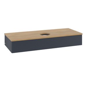 Wastafelonderkast Antao 1200x190x500mm Mid.Blue Matt Lacquer L10111HG