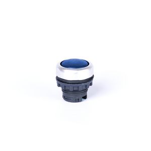 Signaallamp head flat zonder print blauw