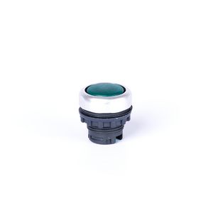 Signaallamp head flat zonder print groen
