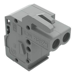 1-draads FE steker HA 2,5mm² grijs 232-102/026-000 VVE=100