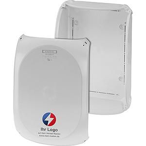 Kabeld. IP66/67/69 BM8 Zonder klem Wand glad Grijs VVE=50