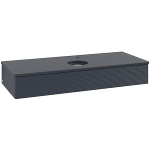 Wastafelonderkast Antao 1200x190x500mm Mid.Blue Matt Lacquer L10150HG