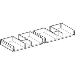 bovenste schuiflade Breedte wastaf el=120cm