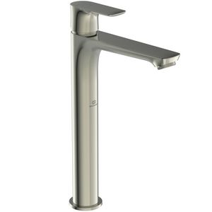 Connect Air hoog wastafelmengkraan zonder waste bluestart silver storm (rvs look)