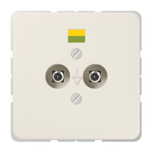 Potentiaal aardings contactdoos CD500 wit 2-vdg