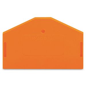 Afsluit-+tussenplaat 2,5mm oranje 280-313 VVE=25