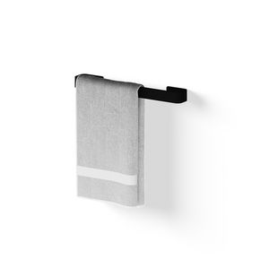 Handdoekhouder DRY CURVED 350x50mm rvs mat zwart