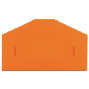 Scheidingswand 2mm oranje 281-318 VVE=25