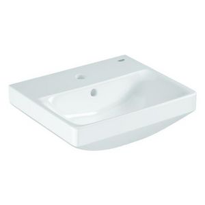 Euro Ceramic wastafel 45cm met kraagat + overloop