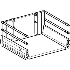 bovenste schuiflade voor zijkast: B=45cm