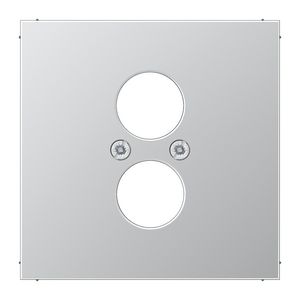 Afdekking aluminium voor 2 x BNC en L2S LS