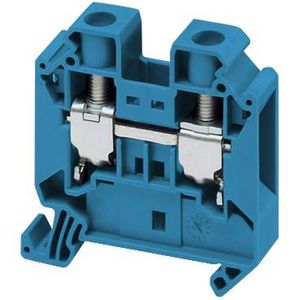 Doorvoerklem 16mm² 76A Enkel niveau Schroef Blauw VVE=50