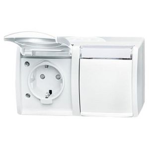 Wcd ra dubbel hor kv kd opb IP44 o-alpin (20/2 EBW-54)