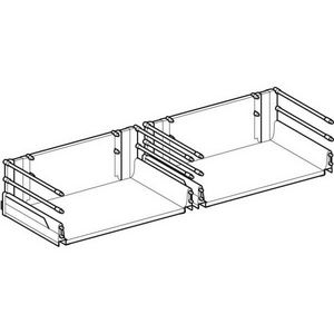 onderste lade Breedte wastafel=120 cm