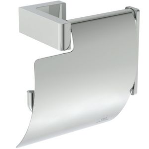 conca Closetrolhouder met klep rechthoekig chroom T4496AA