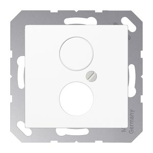 Afdekking 1-voudig A(S)500 a.wit slagv.v.audio