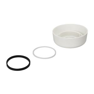 Rosette With Seal, White,