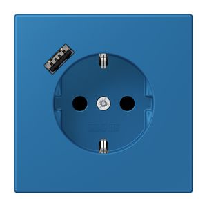 Wandcontactdoos met R/A + lader USB A Saf+ LC32030