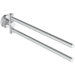 IOM handdoekhouder 600mm chroom 2-lids