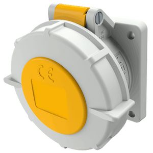 Inbouwwandcontactdoos 16A 5-polig  4H 110V IP67 TwinCONTACT