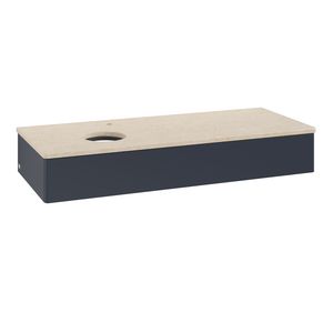 Wastafelonderkast Antao 1200x190x500mm Mid.Blue Matt Lacquer L11053HG