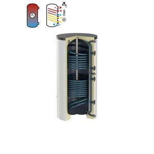 Boiler Duo Solar 200L incl. isolatie wit