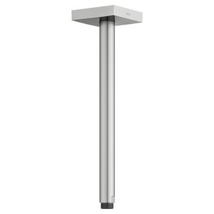 Douchearm  plafOnd met vierkant rozet 300mm rvs finish