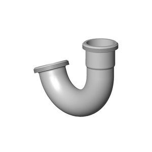 Buis geurafsluiter 122X96X42mm-BG