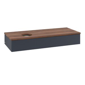 Wastafelonderkast Antao 1200x190x500mm Mid.Blue Matt Lacquer L11112HG