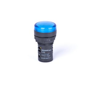 Signaallamp op paneel boogvormige kop cap. blauw 110V AC