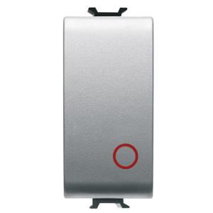 DRUKKNOP 1P 250 Vac-NC 16 A-NEUTE KNOP-SYMBOOL 0 RO VVE=12