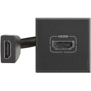 HDMI antraciet 1 module Axolute