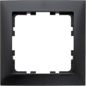 Afdekraam 1-v berker S.1 antraciet mat