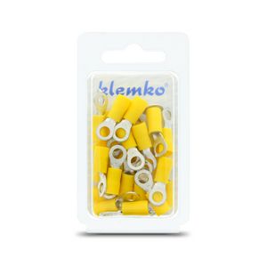 Blister a 25st. geisoleerde ringkabelschoen M4 4-6mm²