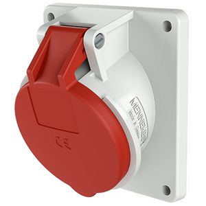 Inbouwwandcontactdoos 32A 4-polig  6H 400V IP44 TwinCONTACT