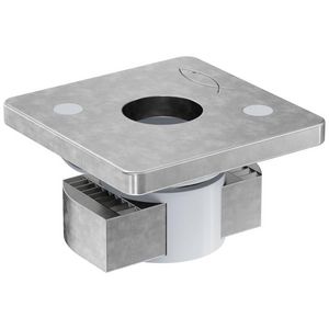 Schuifmoer metalen plaat FCN Clix M10 therm. verzinkt VVE=50