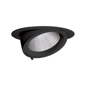 EB+ 434 25 930 C/I BK-RAL9005-LED-Inbouwspots 3000K 24W stat