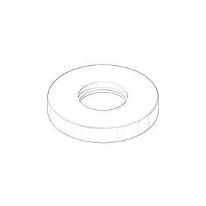 Rozet 55x24,6x9mm Champagne (22kt Goud)