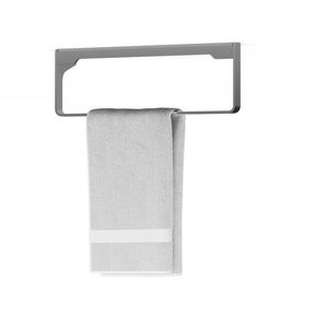 Handdoekdrager TOWEL HOLDER CURVED 440mm links rvs geborsteld