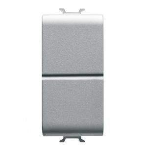 DRUKKNOP 1P 250 Vac-NO+NO 16 A-DUBBEL-1 MODULE-TITAN VVE=12