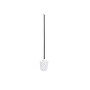 Borstelkop wit, borstelsteel chroom, (S4315)