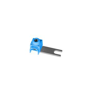 Aansluitklem voor hoofdkabel voor lange vork 63A blauw