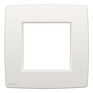 Enkelvoudige afdekplaat Original white