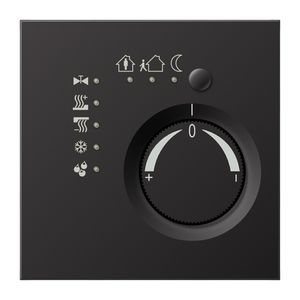 Ruimtethermostaat + 4in Dark KNX