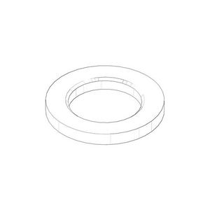 Rozet 46x28,6x5mm chr