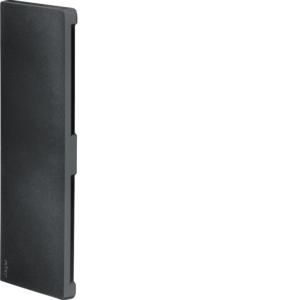 Eindplaat BR65 65x210mm 2x80mm halogeenvrij zwart