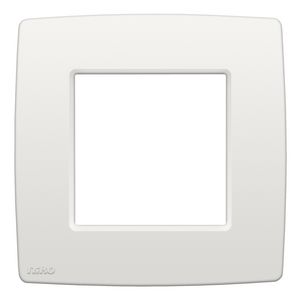 Enkelvoudige afdekplaat Original white