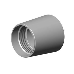 Beluchter mouw 22x23,5mm chr