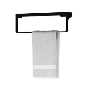 Handdoekdrager TOWEL HOLDER CURVED 440mm rechts rvs mat zwart